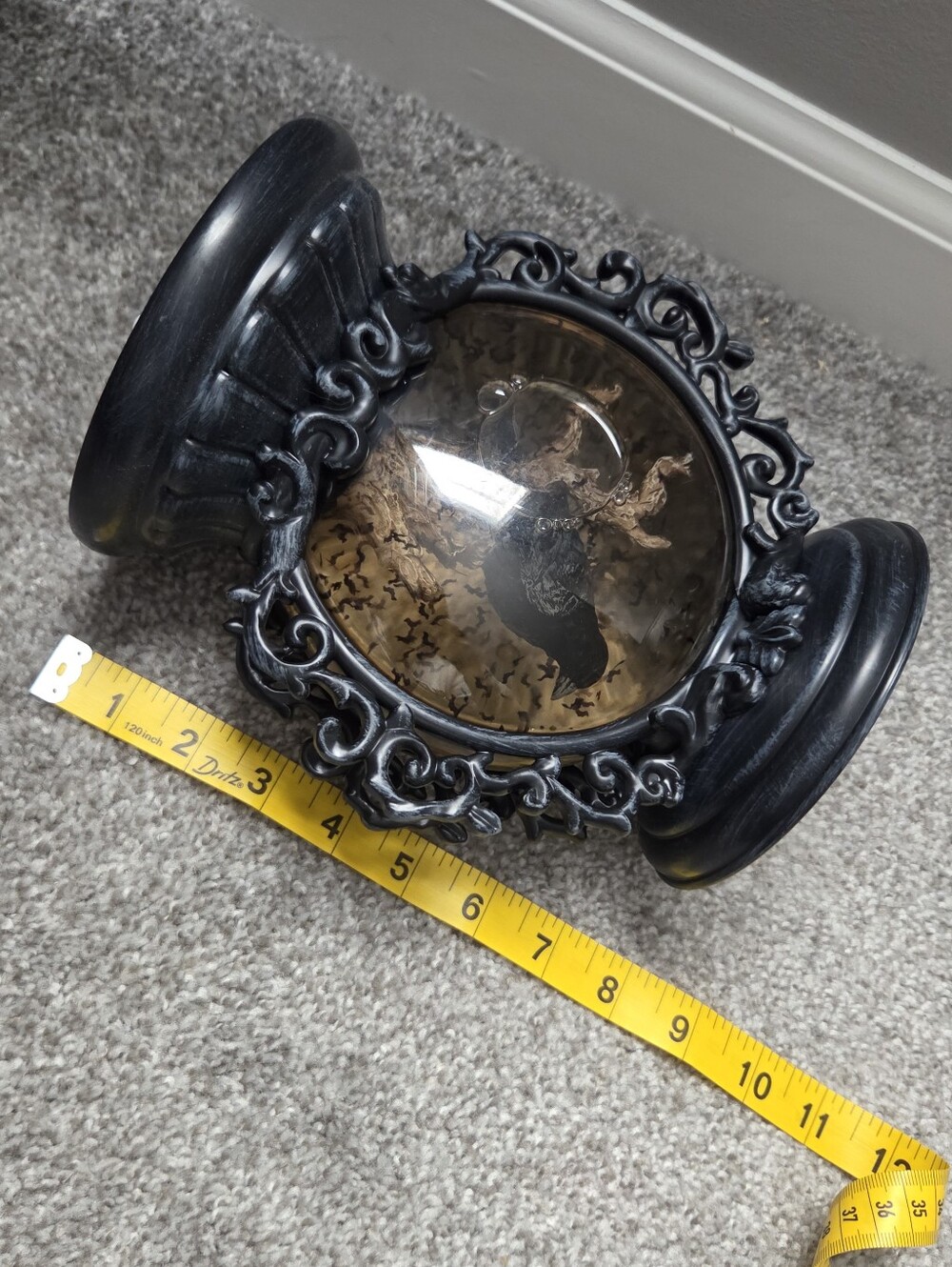 Bath & Body Works MusicRaven Water Globe Candle Holder Halloween 2022